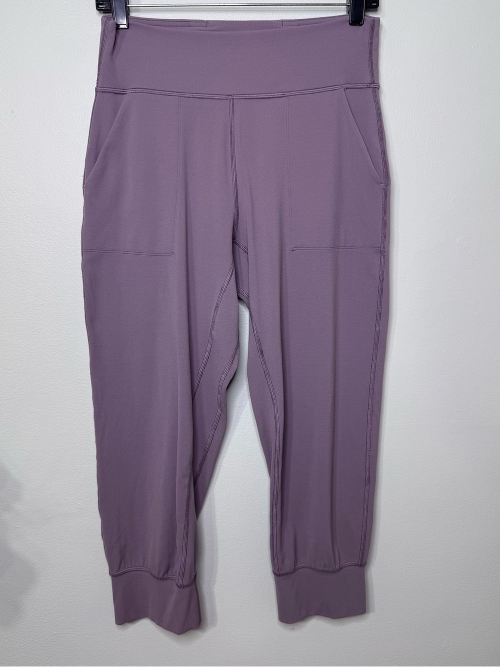 Lululemon Align High Rise Jogger Crop Pant Purple Lunar Rock Size 8 - Picture 4 of 10
